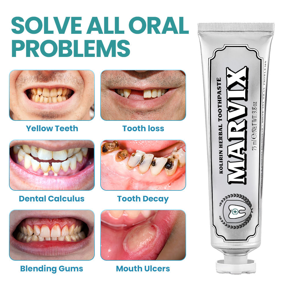 🦷 Marvix™ Kolirin Herbal Toothpaste - Solve all Oral Problems